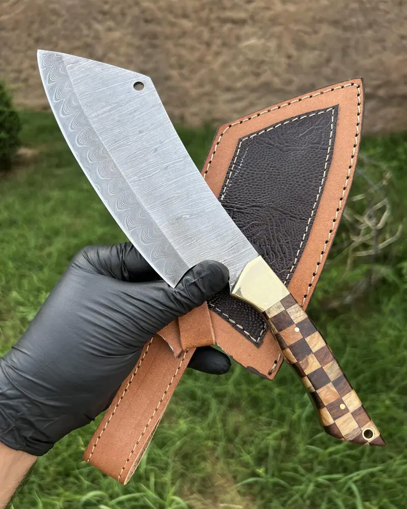 Damascus Meat Cleaver/Chopper knife