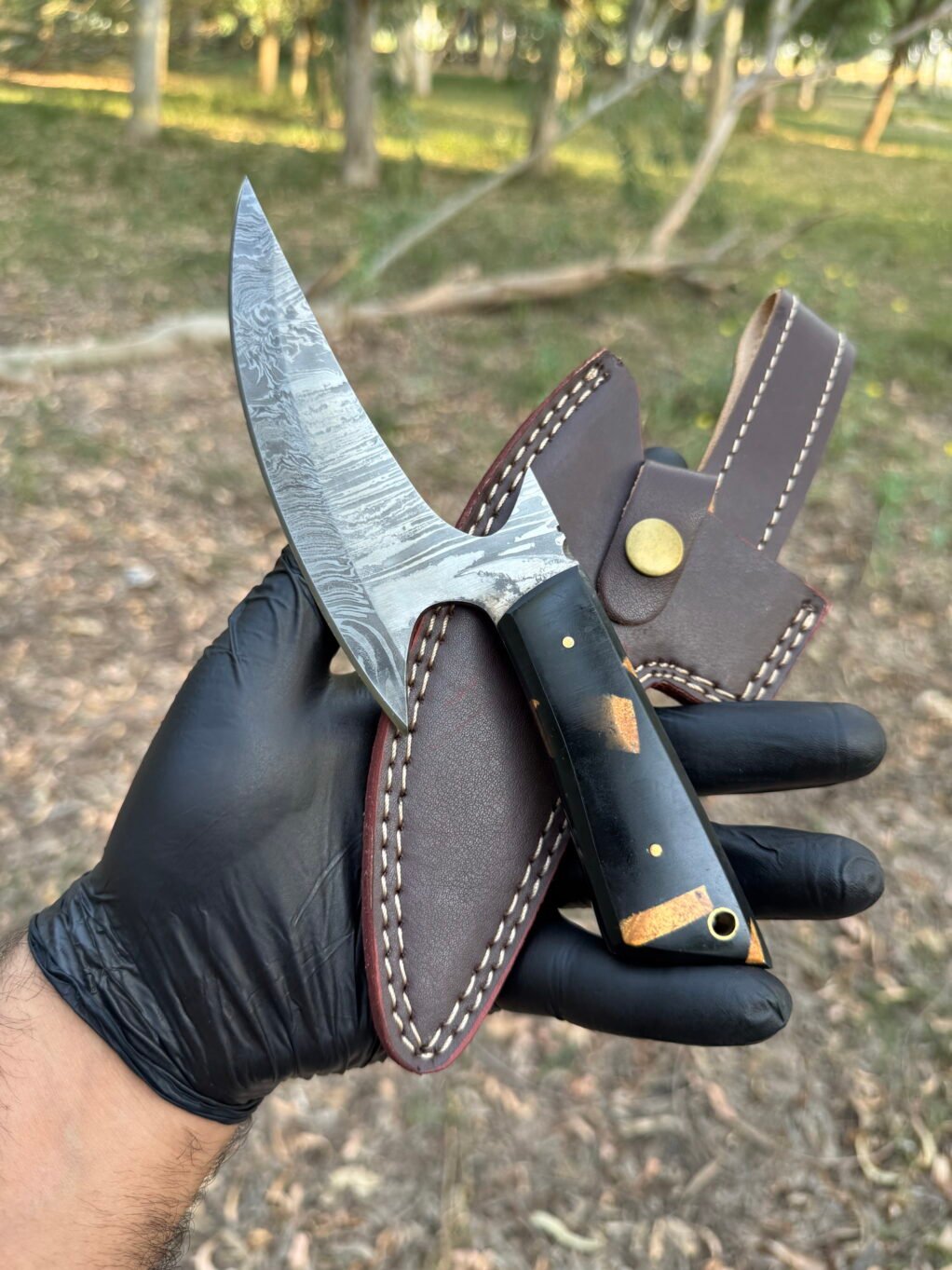 9.5" Damascus New style EDC